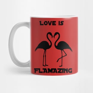 Amazing love with flamingos Mug